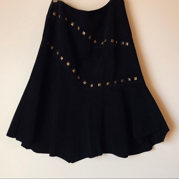 Alberto Makali Suede Leather Skirt - Picture 4 of 5